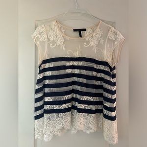 BCBG lace top - Size M